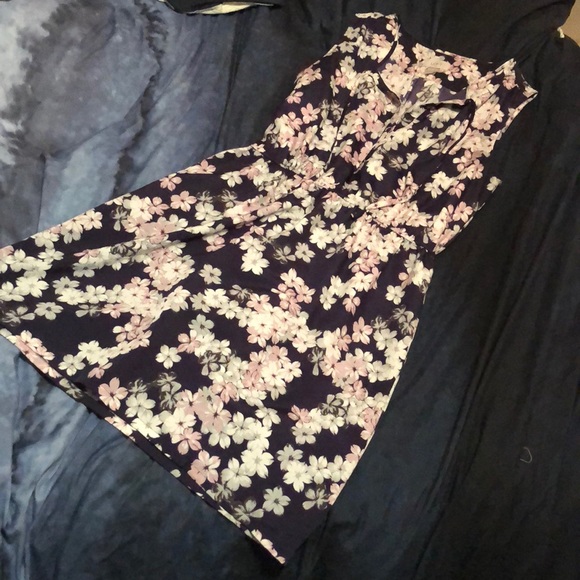 LOFT Dresses & Skirts - Purple floral dress